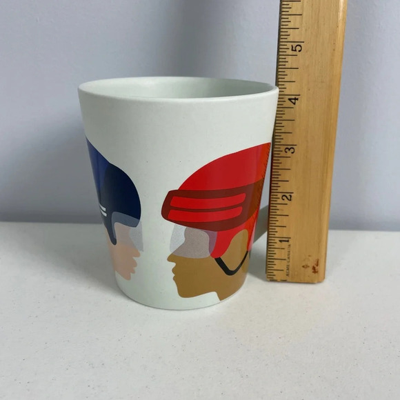 Indigo Mug Coffee Tea Hockey Ceramic Prove it on the Ice Inspiration Face Off - Picture 8 of 10